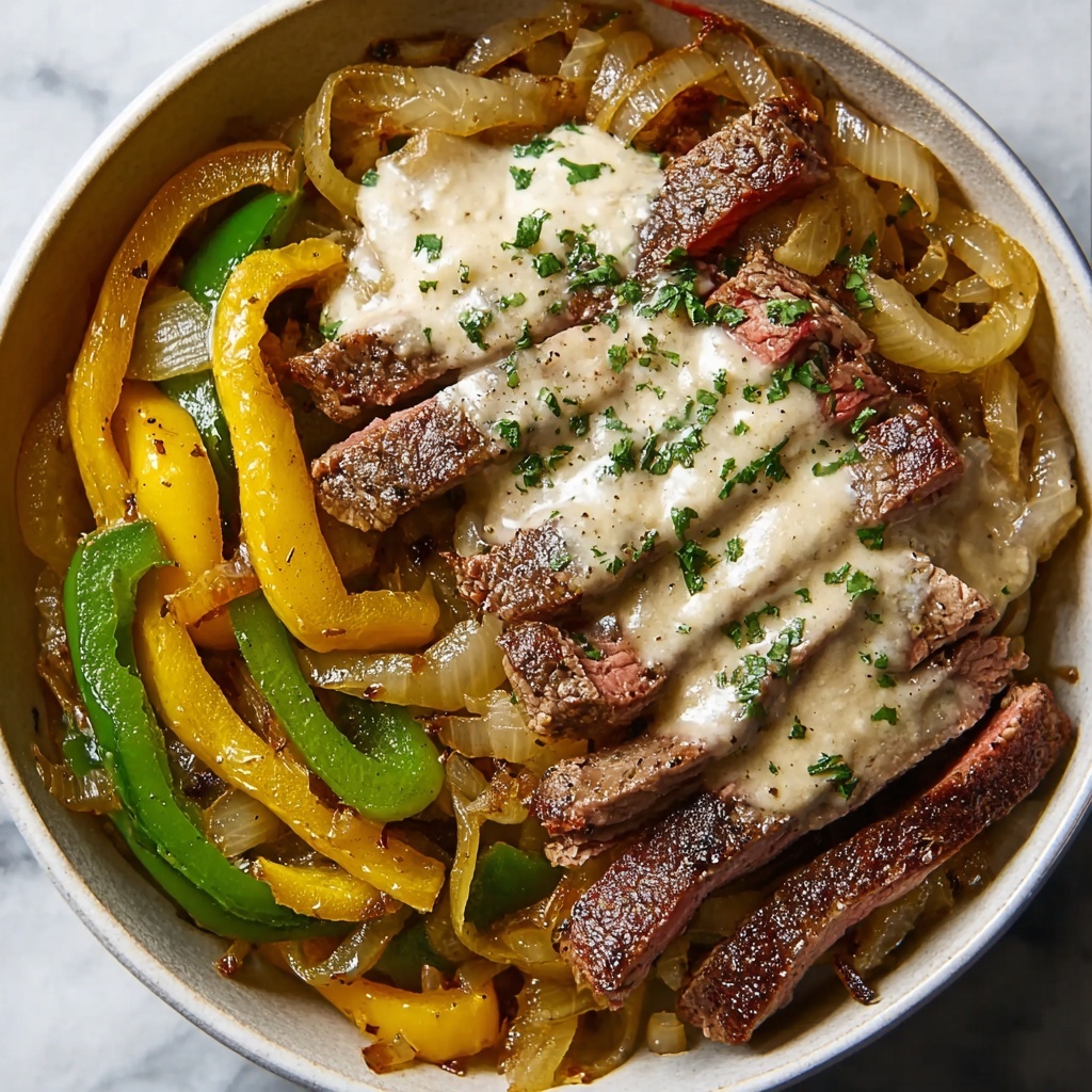 Philly Cheesesteak In A Bowl Recipe - Recipe Image