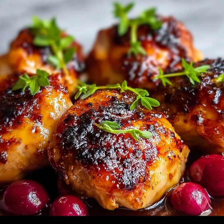 Skillet Cranberry Orange Chicken Recipe