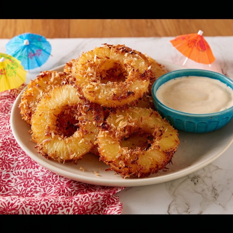 Fried Pina Colada Rings Recipe
