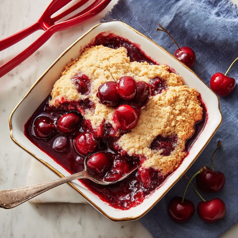 Sweet Cherry Cobbler Recipe