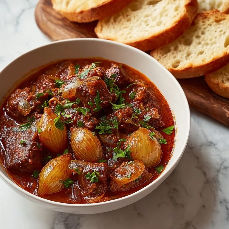 Stifado: Greek Beef Stew with Shallots Recipe