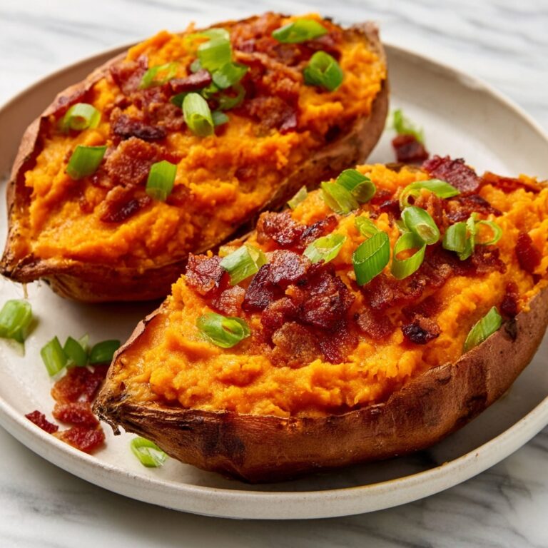 Twice Baked Sweet Potatoes Recipe