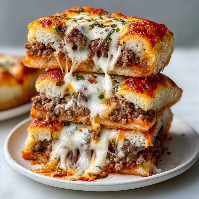 Slow Cooked Beef Pizza Burgers Recipe