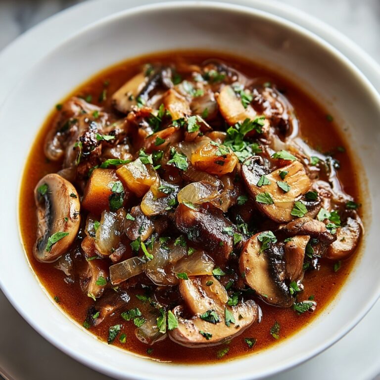 Cozy Warm Mushroom Stew Recipe