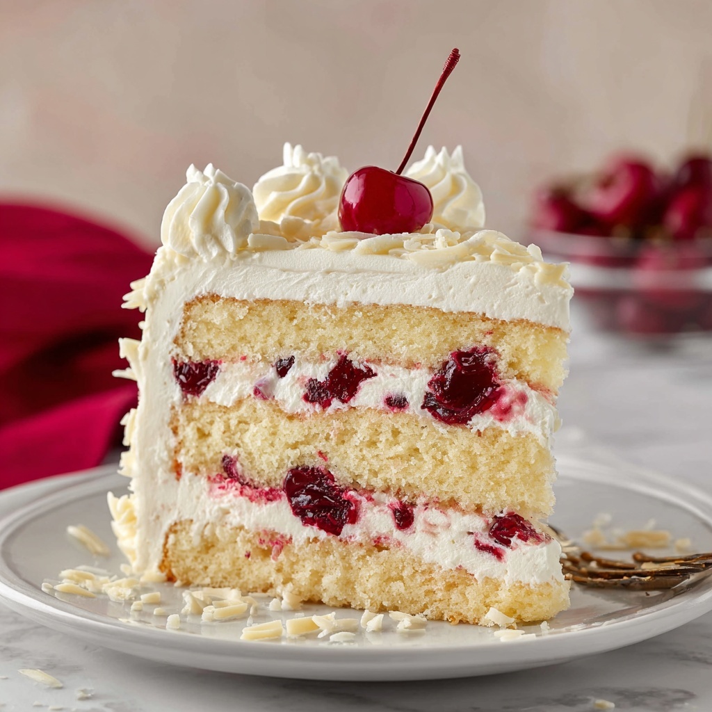 White Forest Cake Recipe - Recipe Image