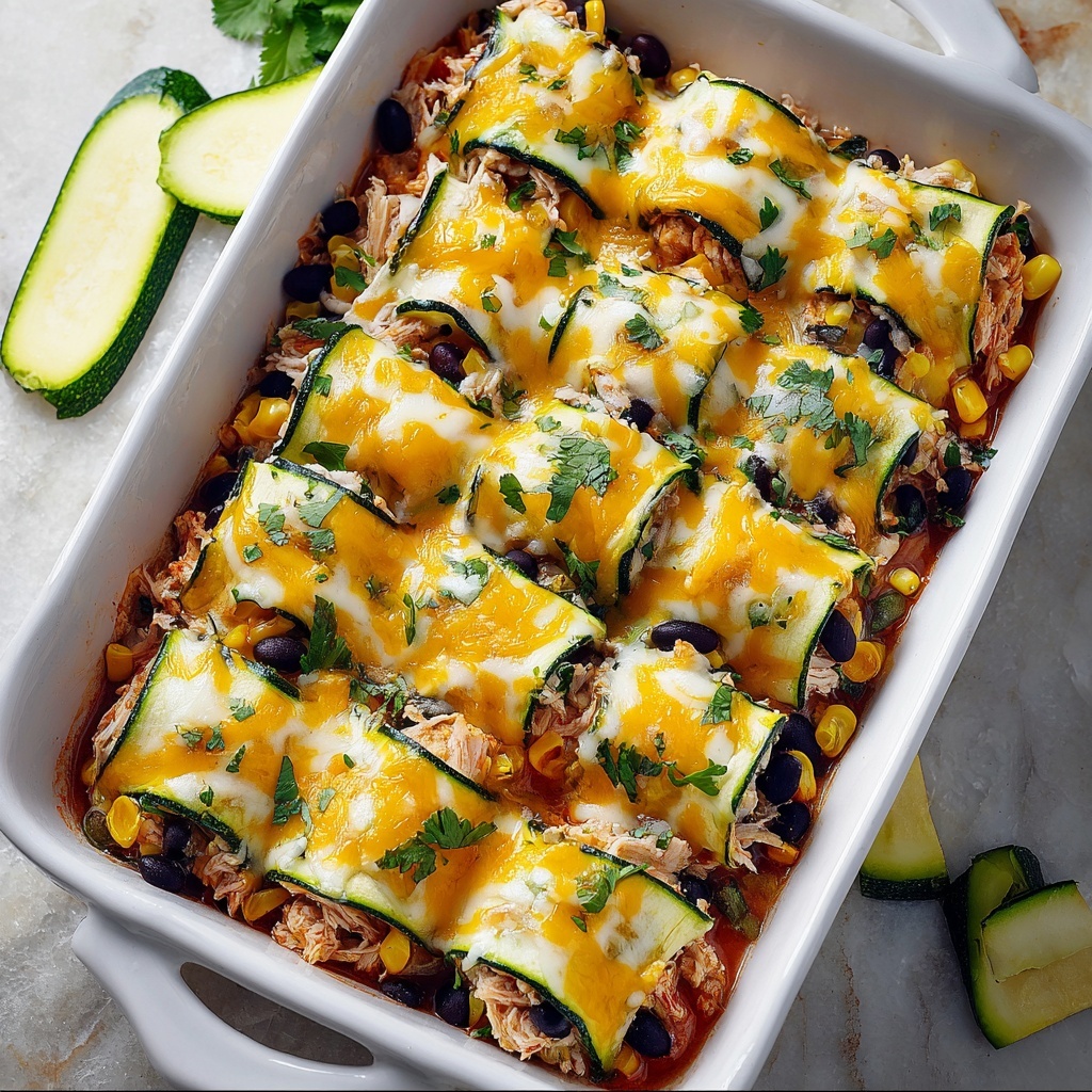 Zucchini Enchilada Roll Ups Recipe - Recipe Image
