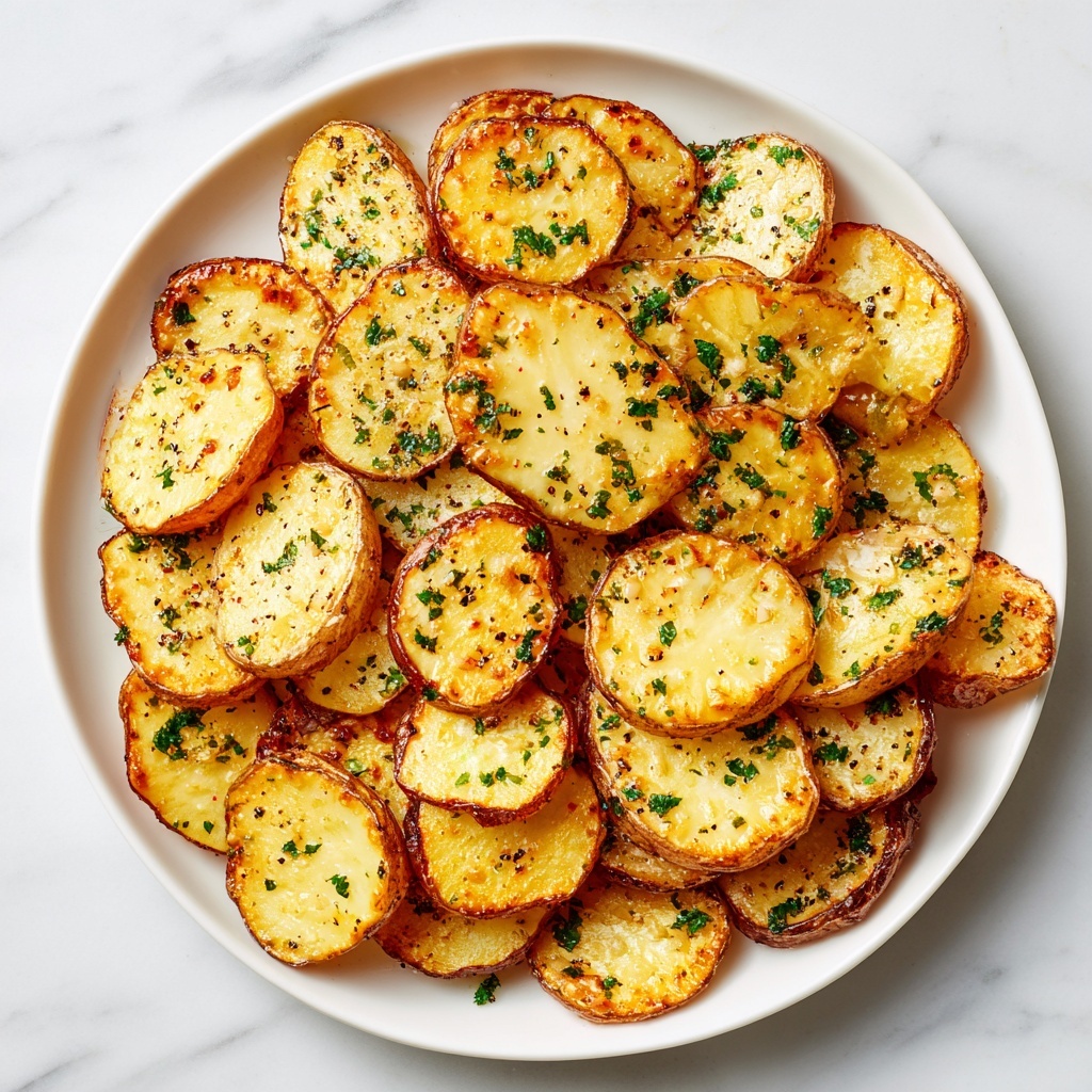 Parmesan Smashed Potatoes with Garlic Dip Recipe - Recipe Image