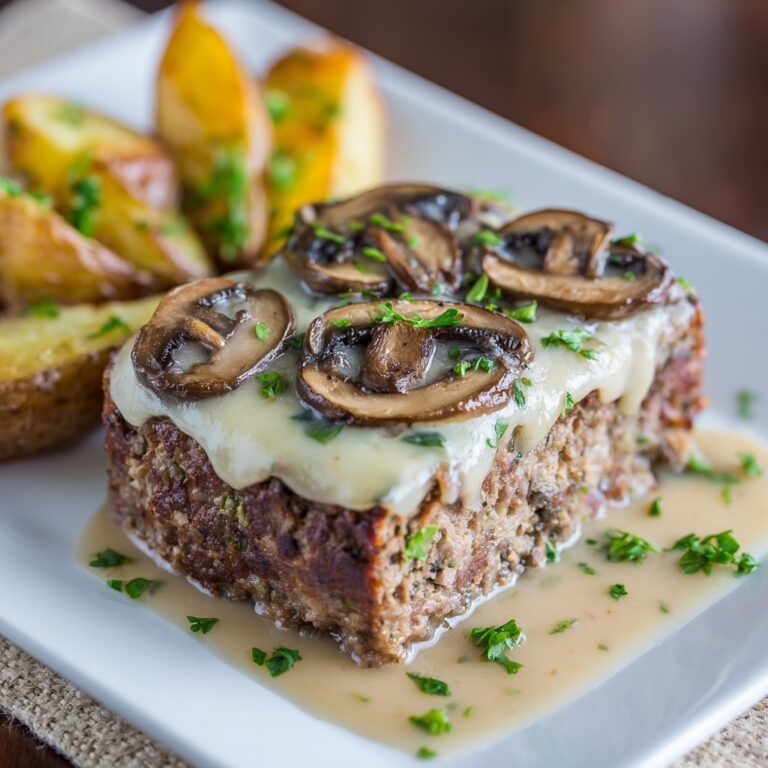 Mushroom Swiss Cheese Meatloaf: A Delicious Twist on a Classic Recipe