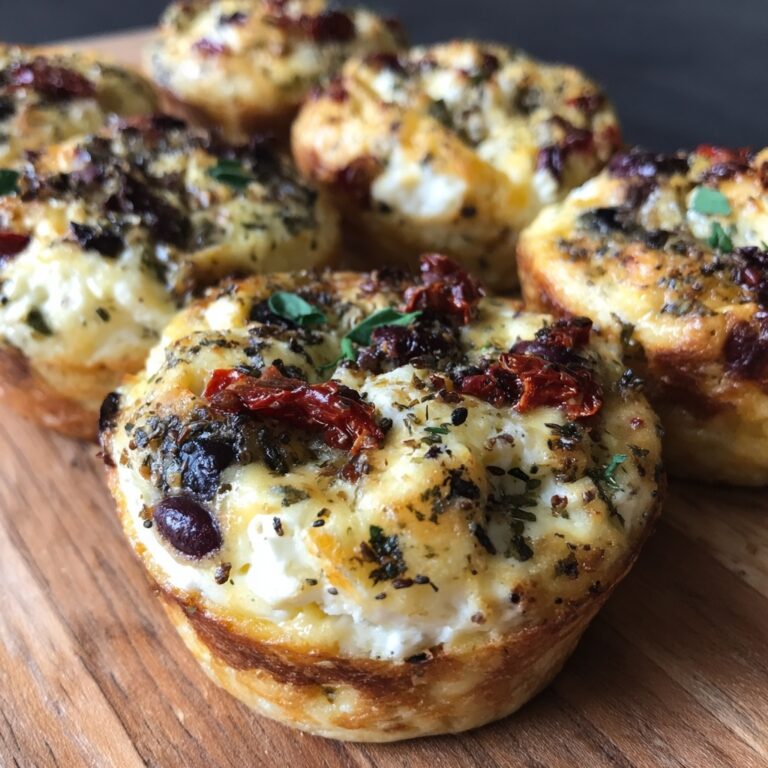 Egg Muffins with Sun-Dried Tomatoes & Kalamata Olives Recipe