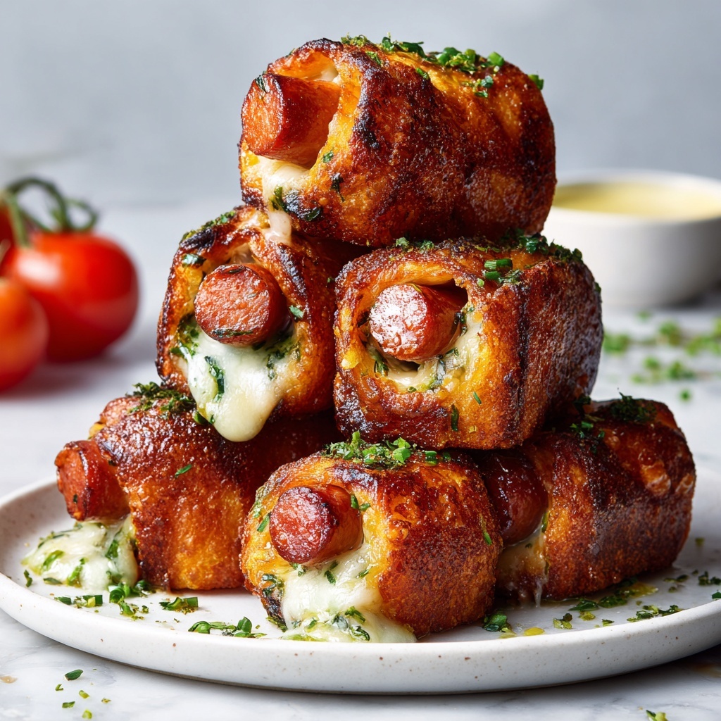 Air Fryer Grilled Cheese Hot Dogs Recipe - Recipe Image