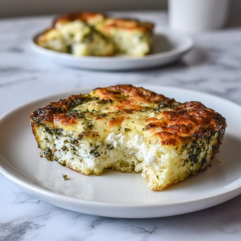 Baked Spinach and Cheese Egg Casserole Recipe