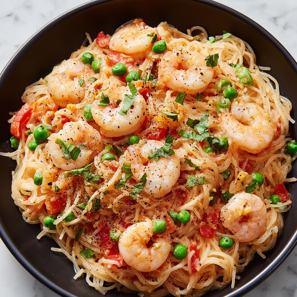 Creamy Garlic Shrimp Pasta Recipe - Recipe Image