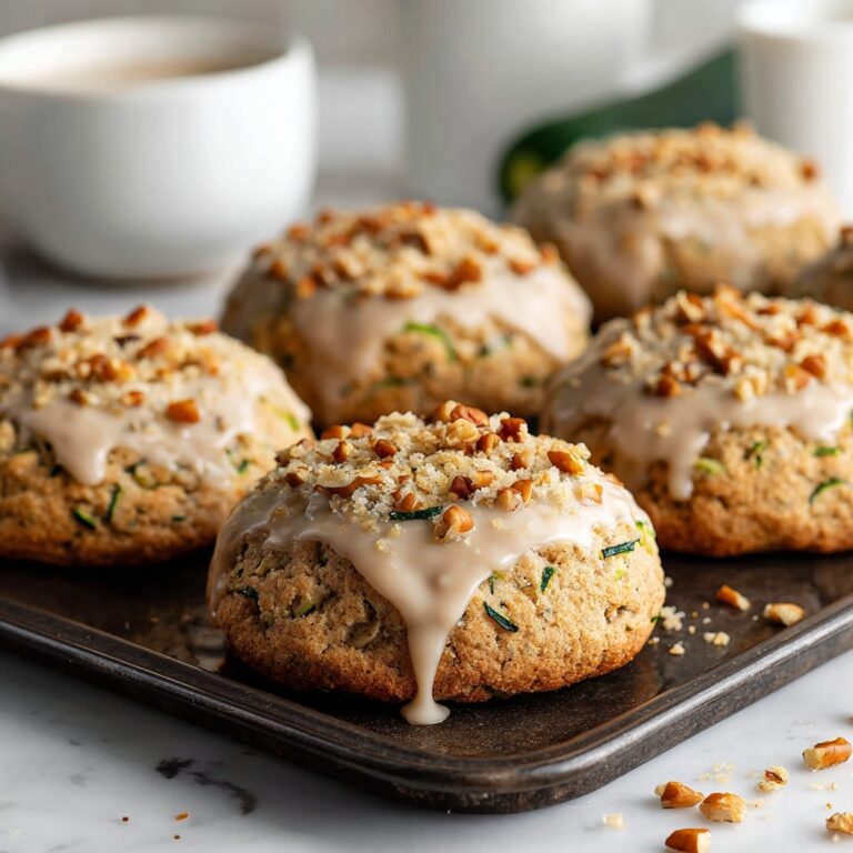 Zucchini Bread Cookies with Brown Butter Glaze Recipe