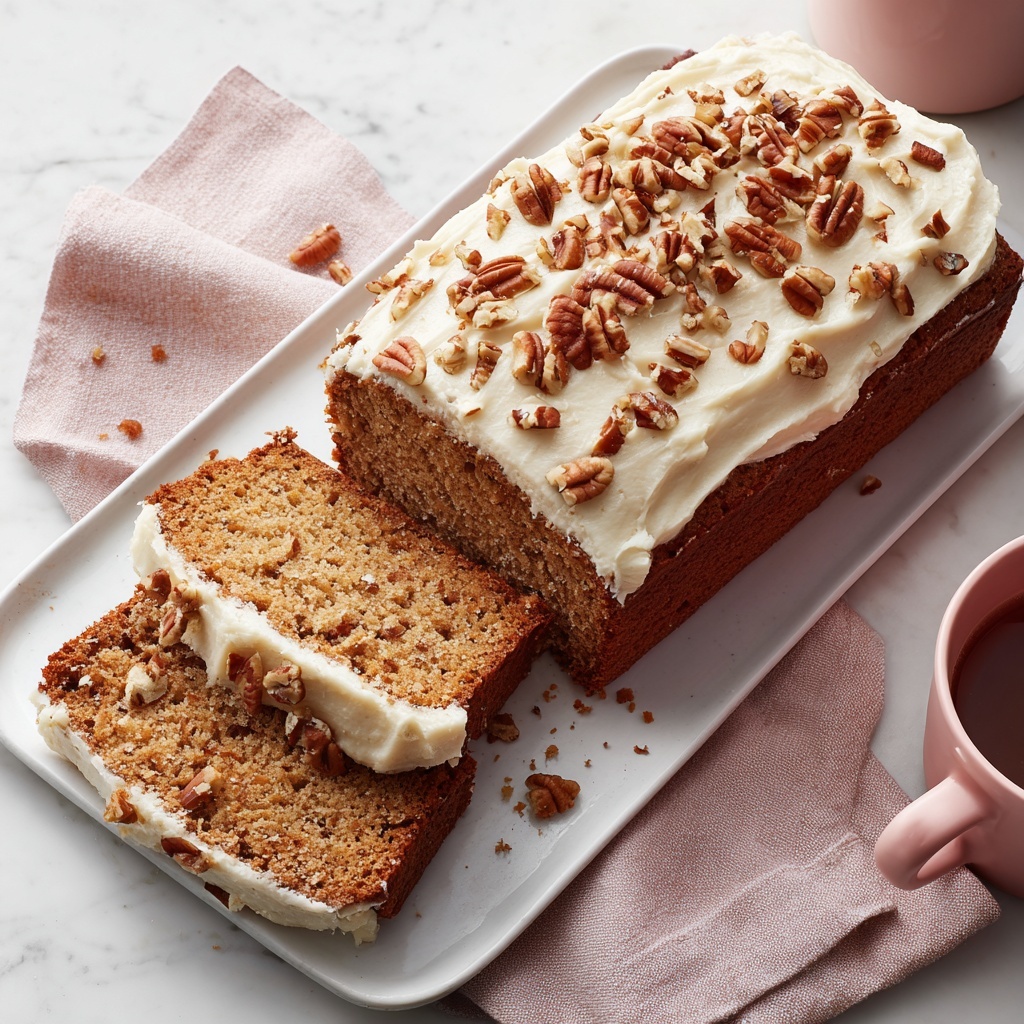 Hummingbird Bread with Cream Cheese Frosting Recipe - Recipe Image