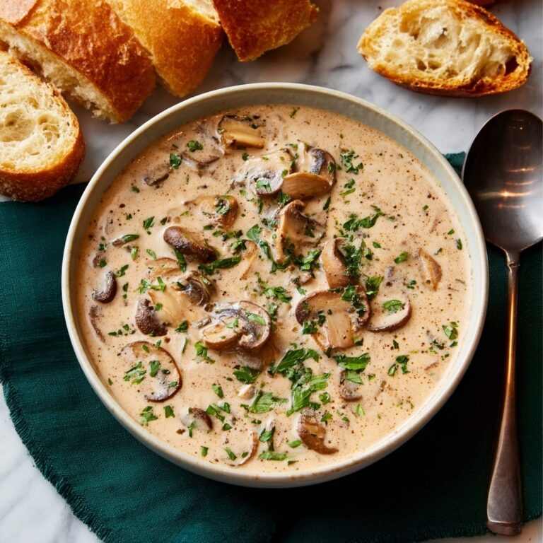 Creamy Mushroom Soup Recipe