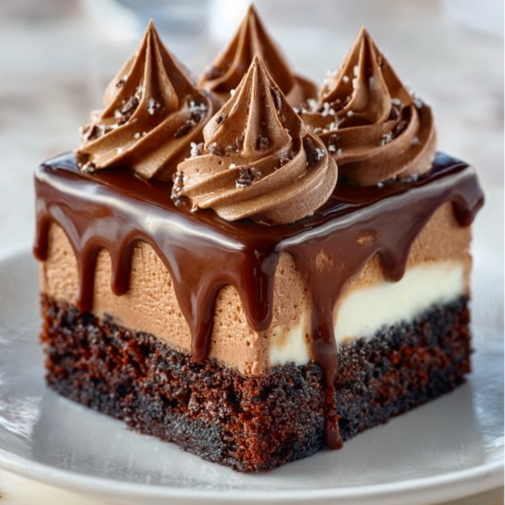 Espresso Infused Mocha Poke Cake Recipe - Recipe Image