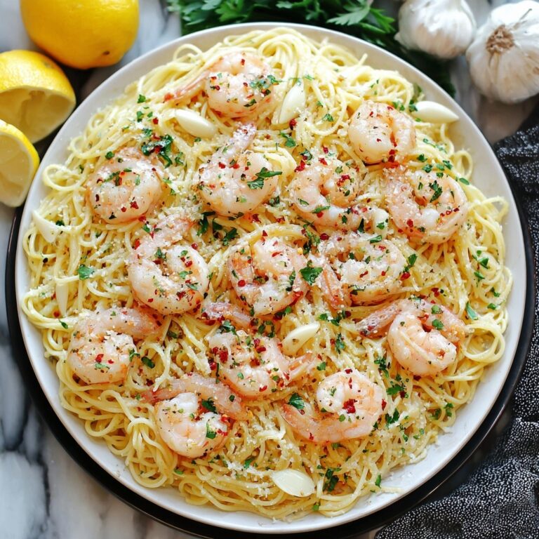 Garlic Shrimp Pasta Bake Recipe