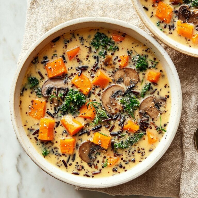 Cozy Autumn Wild Rice Soup Recipe