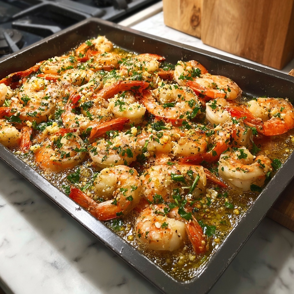 Garlic Parmesan Roasted Shrimp Recipe - Recipe Image