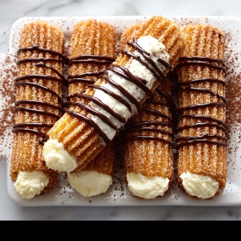 Cookie Dough Cheesecake Stuffed Churros Recipe
