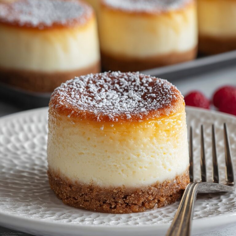 Quick Mini Japanese Cheesecakes Recipe