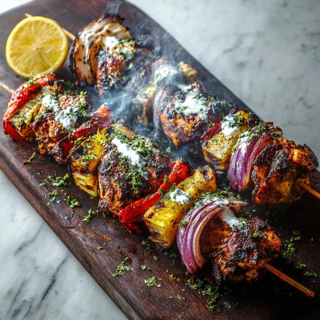 Grilled Chicken Souvlaki Recipe - Recipe Image
