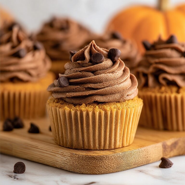 Pumpkin Chocolate Chip Cupcakes with Cinnamon Buttercream Recipe