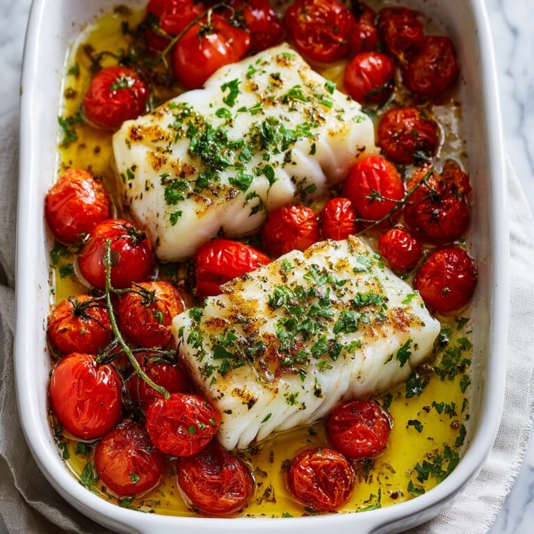 Cod with Tomato and Herb Butter Recipe