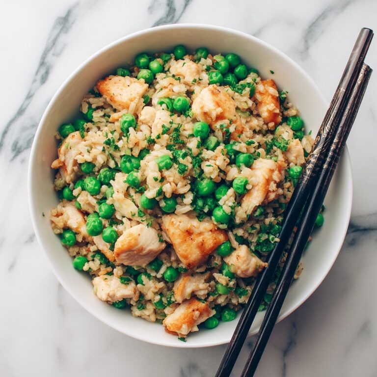 Sticky Garlic Chicken Fried Rice Recipe