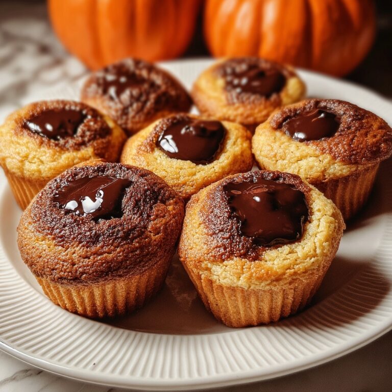 Molten Chocolate Pumpkin Muffins Recipe
