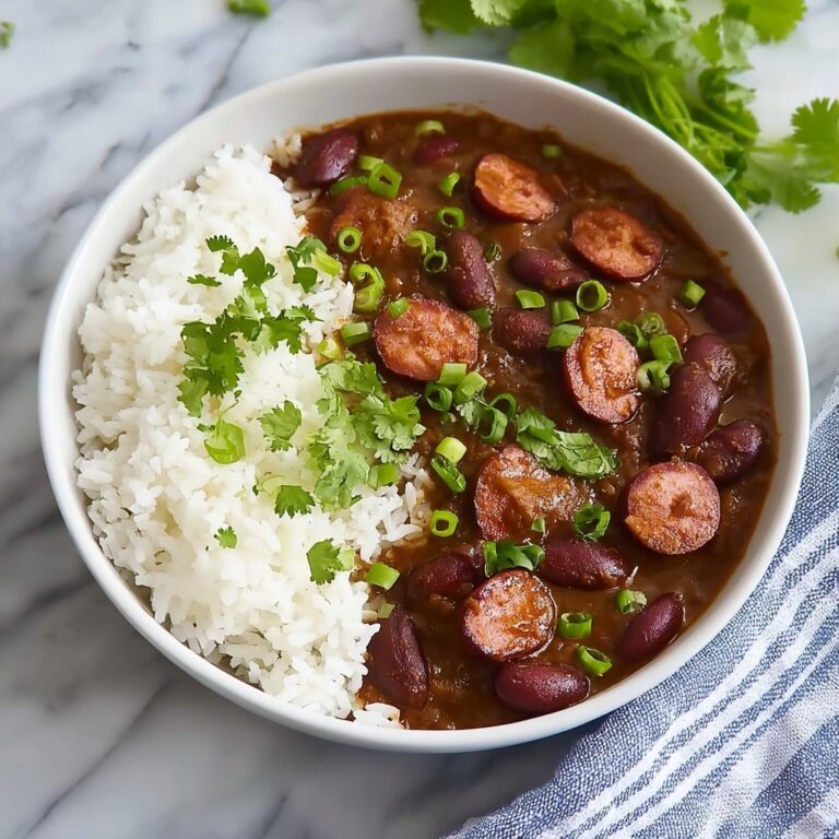 Creole Red Beans and Rice with Andouille Sausage Recipe