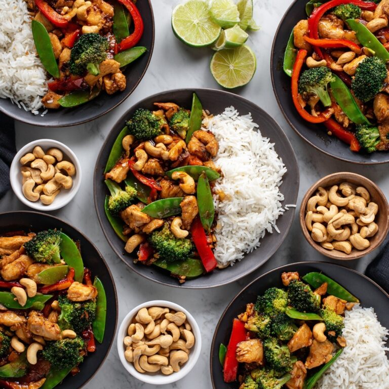 Chicken and Vegetable Stir-Fry with Cashews Recipe