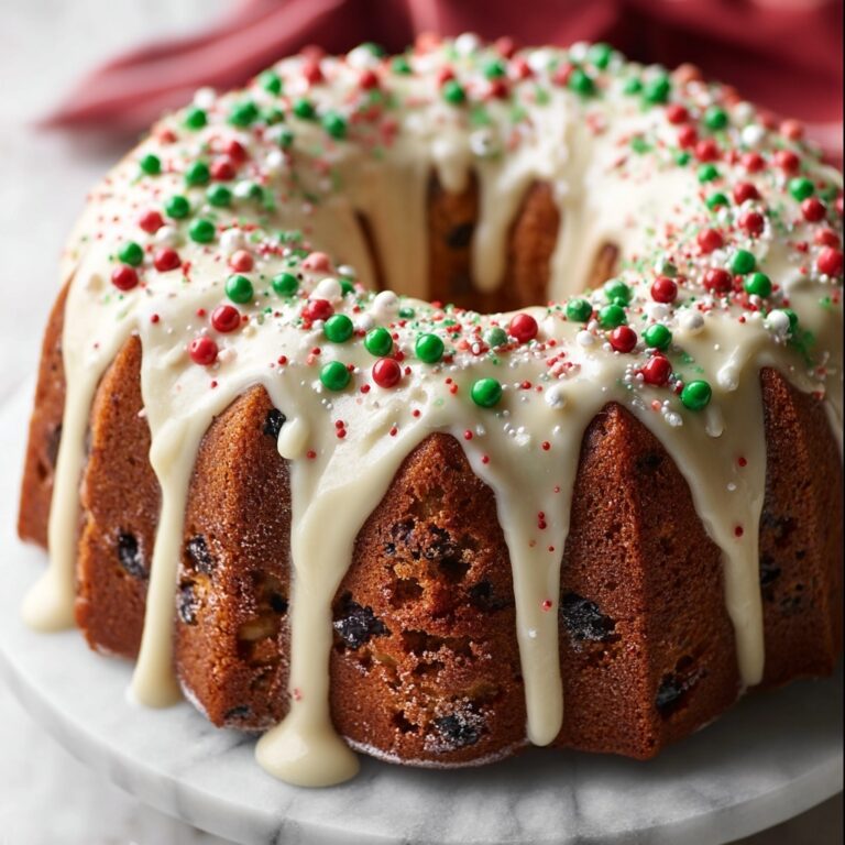 Christmas Cranberry Nut Bundt Cake Recipe