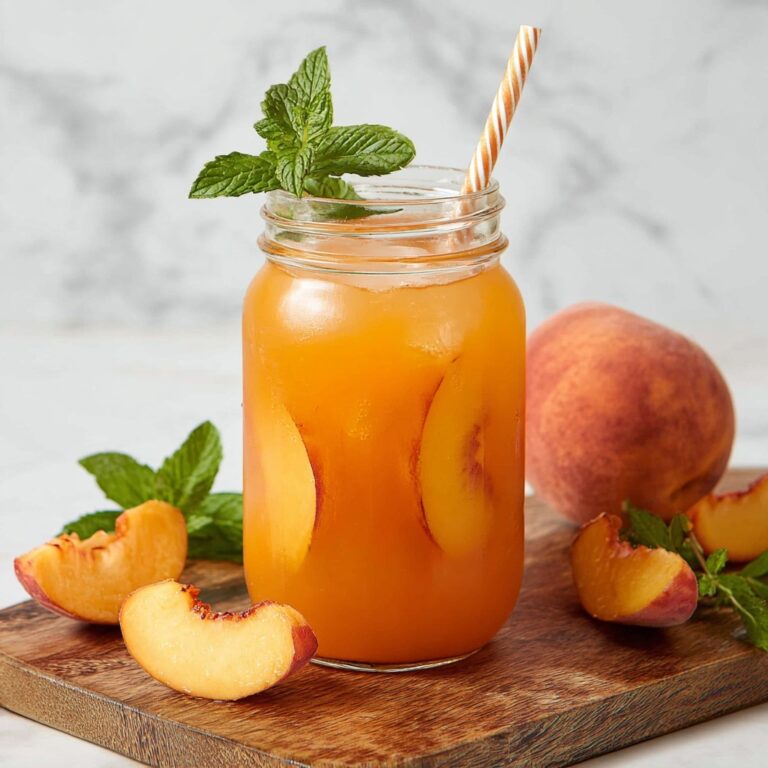 Sweet Peach Iced Tea Recipe