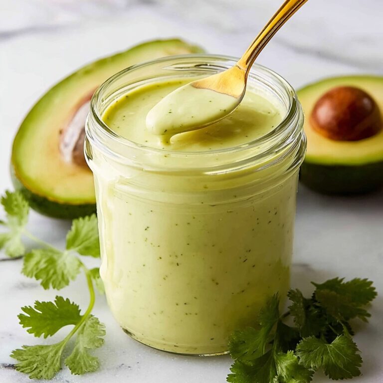 Easy Avocado Dressing Recipe