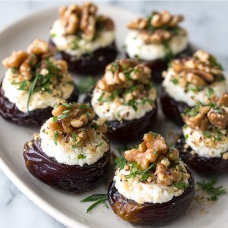 Feta Parmesan Roasted Stuffed Dates Recipe