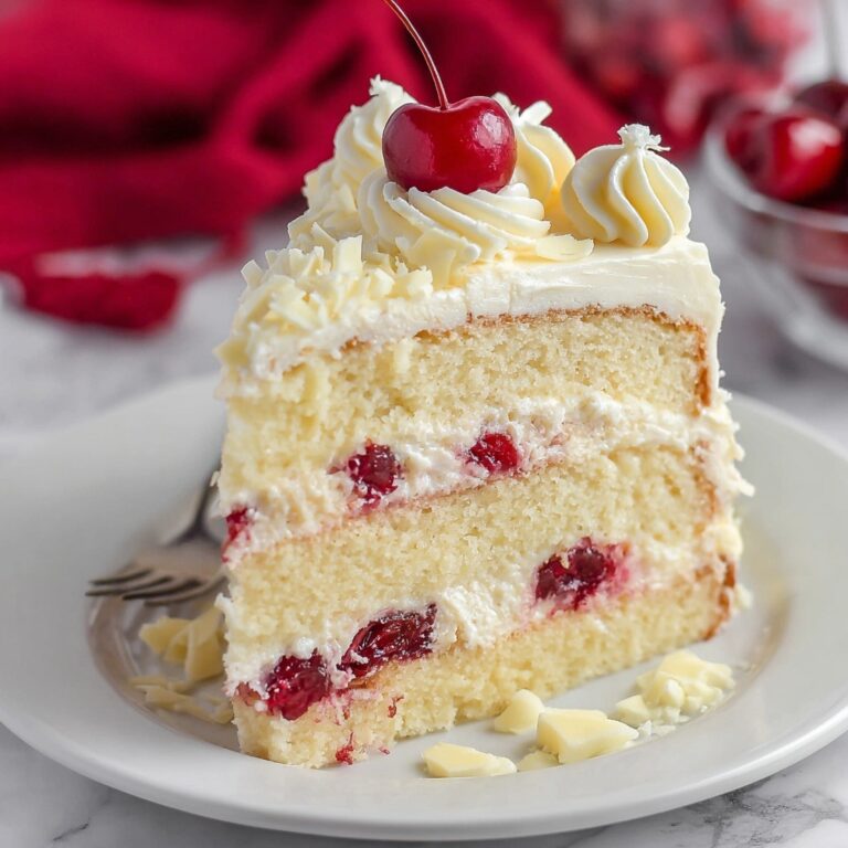 White Forest Cake Recipe