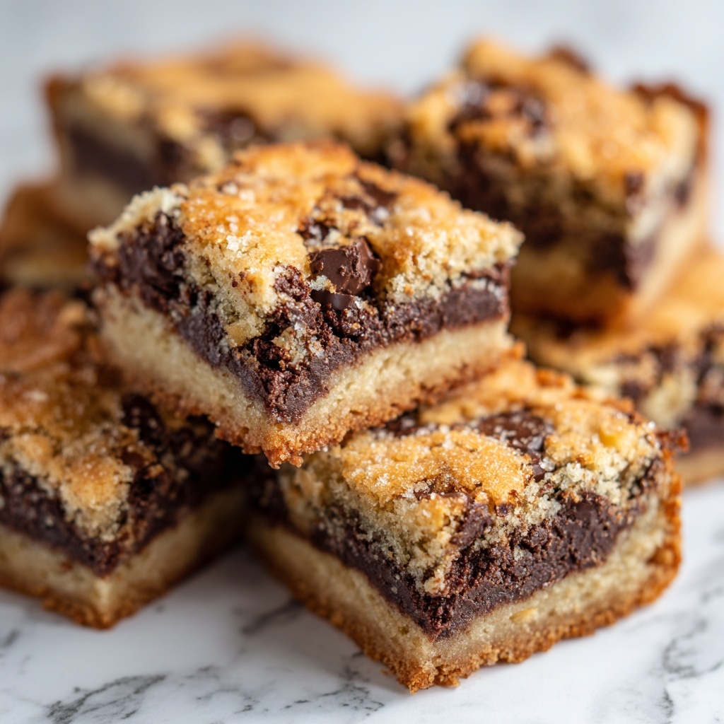Peanut Butter Chocolate Chip Cookie Bars Recipe - Recipe Image