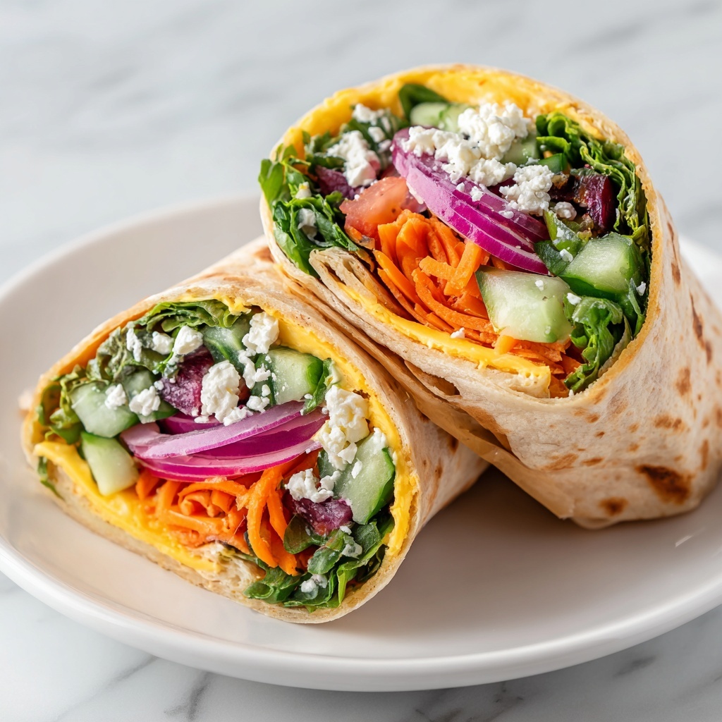 Crispy Cucumber Feta Wraps Recipe - Recipe Image