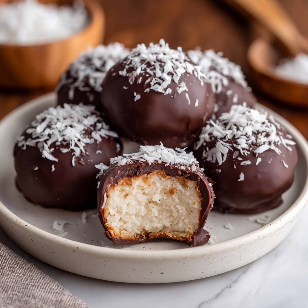 No-Bake Coconut Cream Balls Recipe - Recipe Image