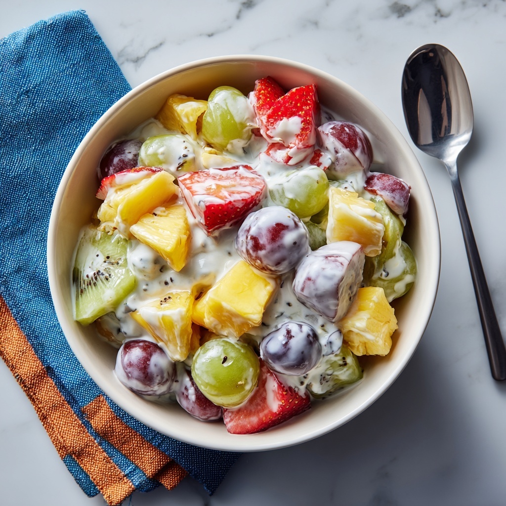 Cheesecake Fruit Salad Recipe - Recipe Image