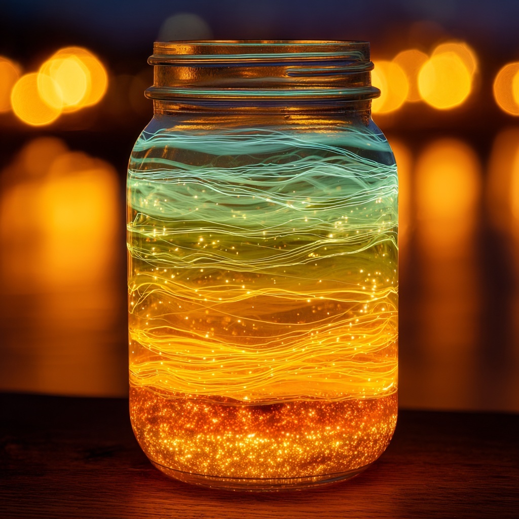 Glowing Fireworks in a Jar Recipe - Recipe Image