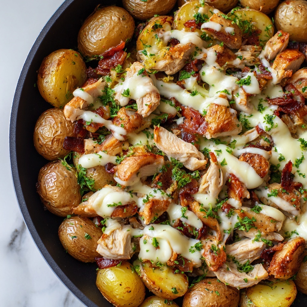 Garlic Parmesan Chicken and Potatoes Recipe - Recipe Image