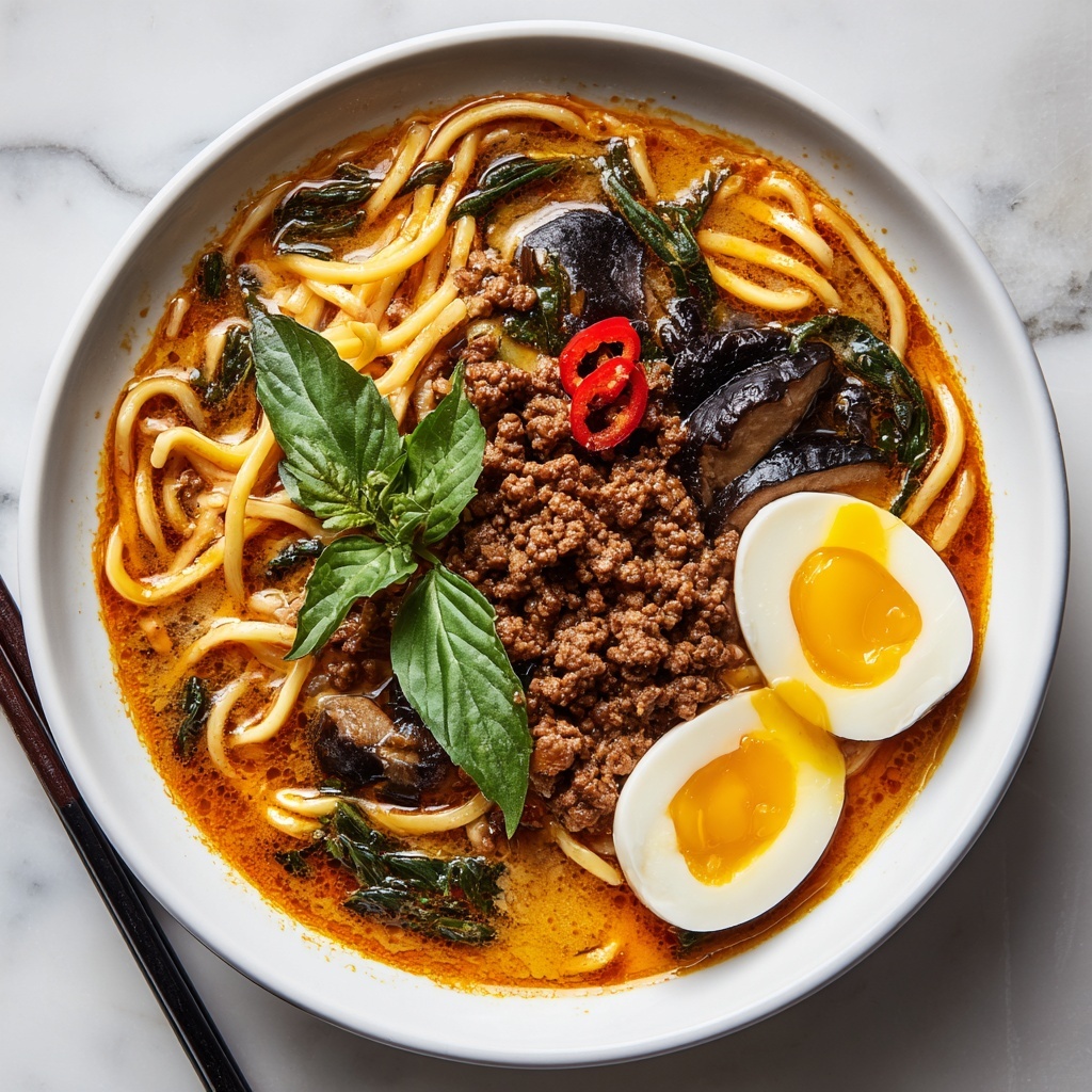 Spicy Coconut Curry Ramen Recipe - Recipe Image