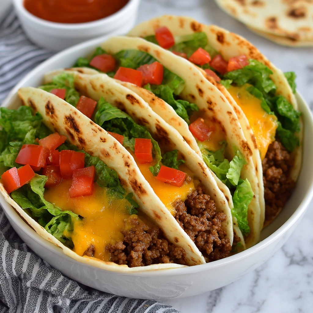 Grilled Cheeseburger Wraps Recipe - Recipe Image