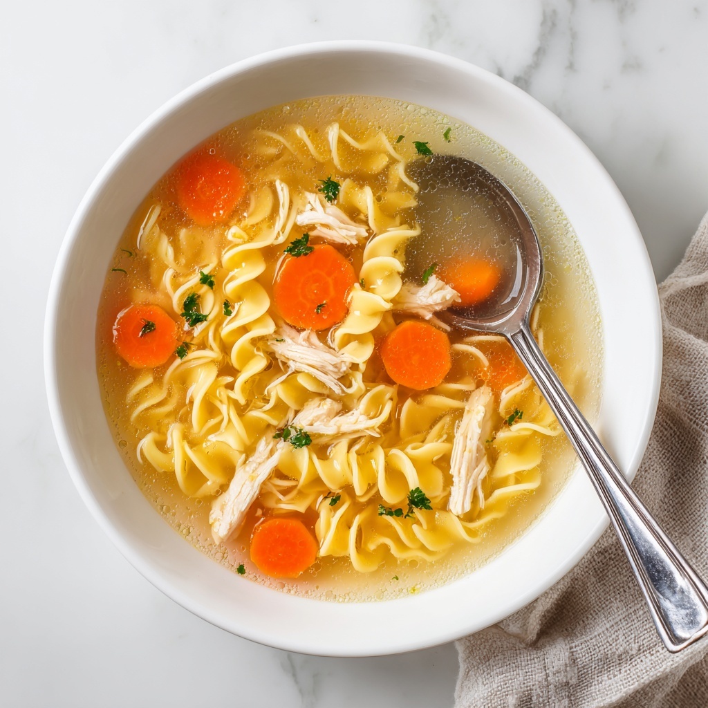 Easy Homestyle Chicken Noodle Soup Recipe - Recipe Image