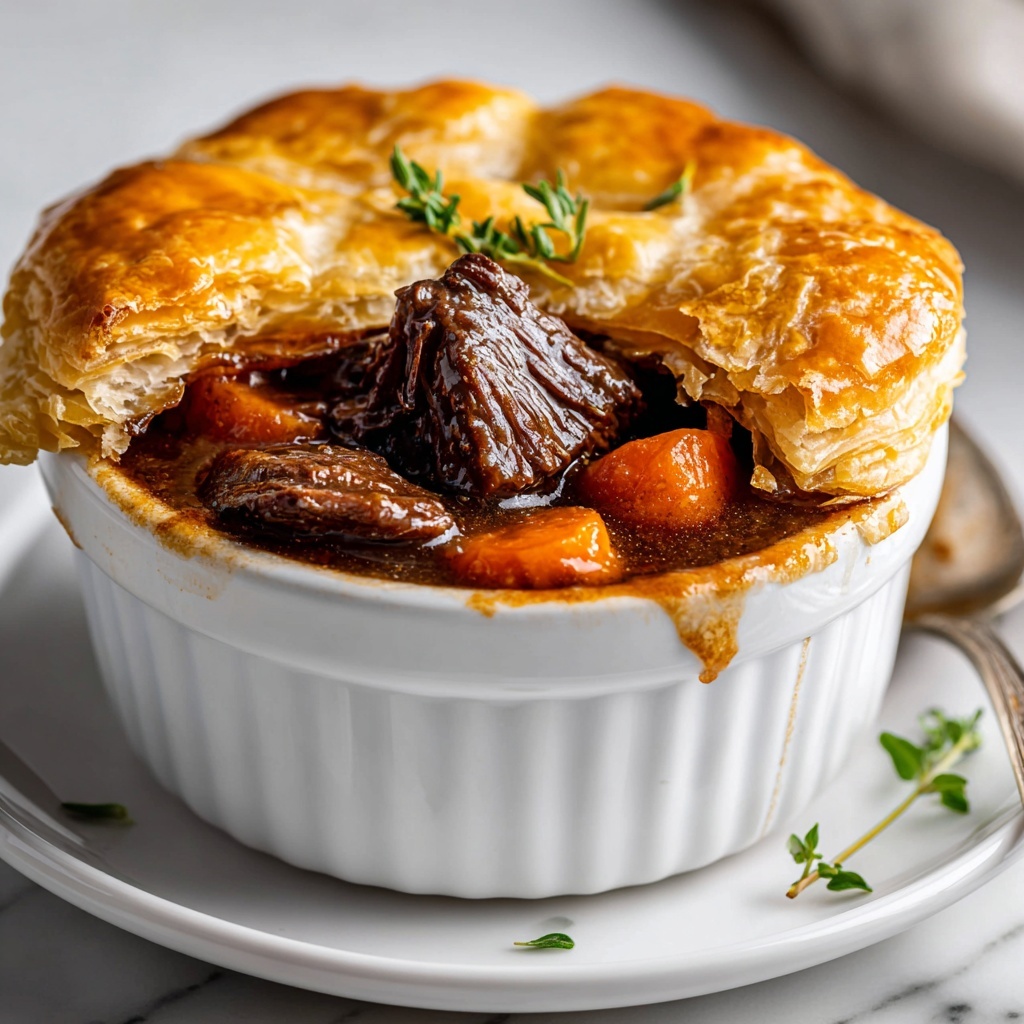 Guinness Braised Beef Pot Pie Recipe - Recipe Image
