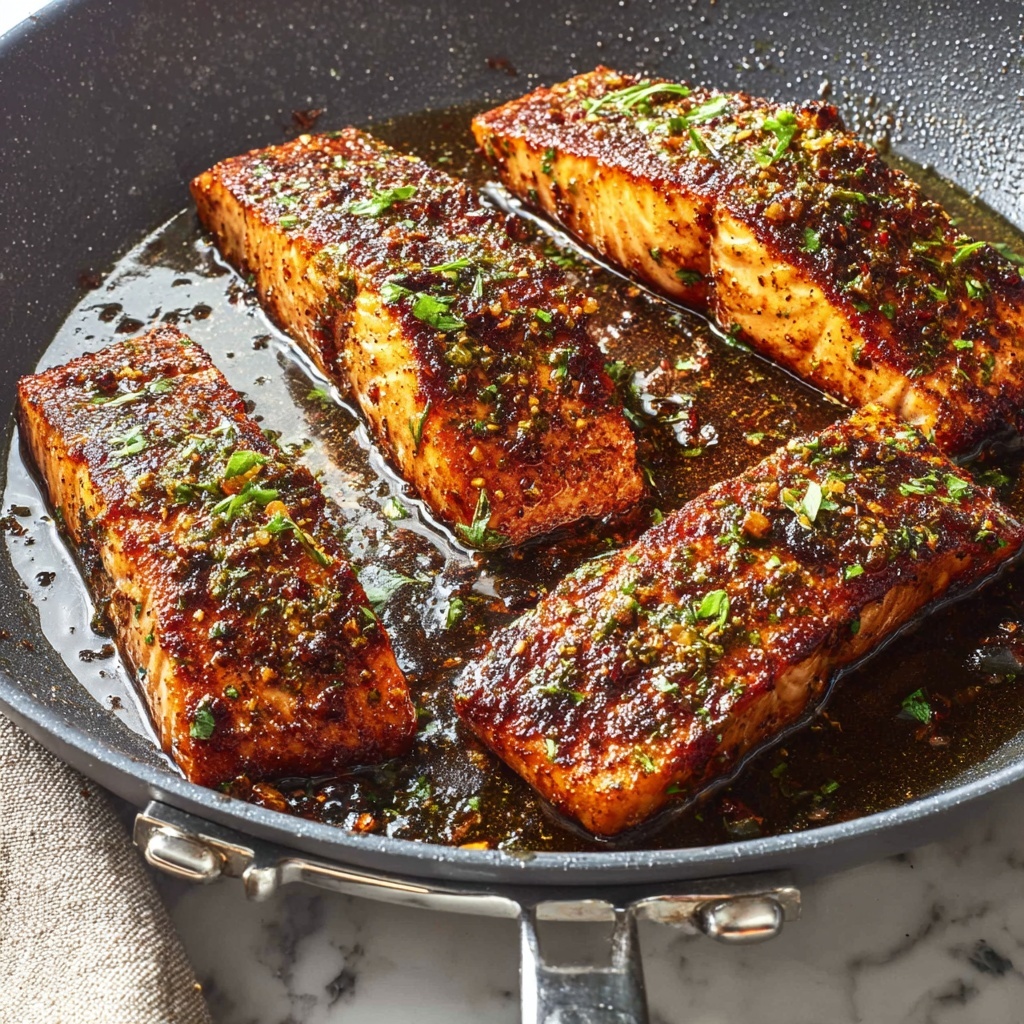 Cajun Honey Butter Salmon Recipe - Recipe Image