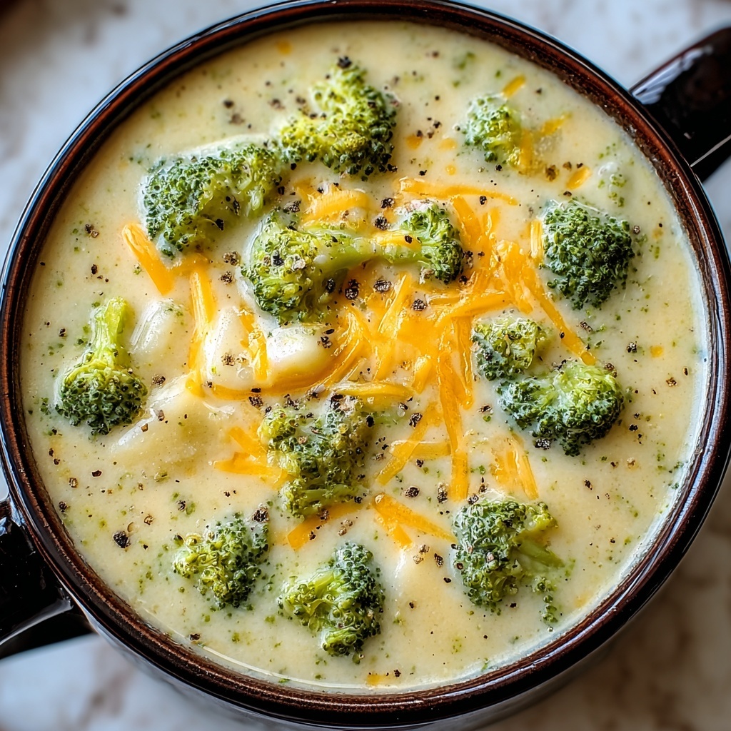 Creamy Broccoli Cheese Soup Recipe: Comfort in a Bowl Recipe - Recipe Image