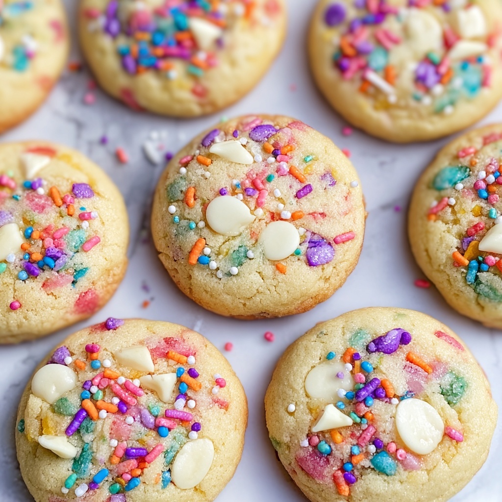 White Chocolate Confetti Cookies Recipe - Recipe Image